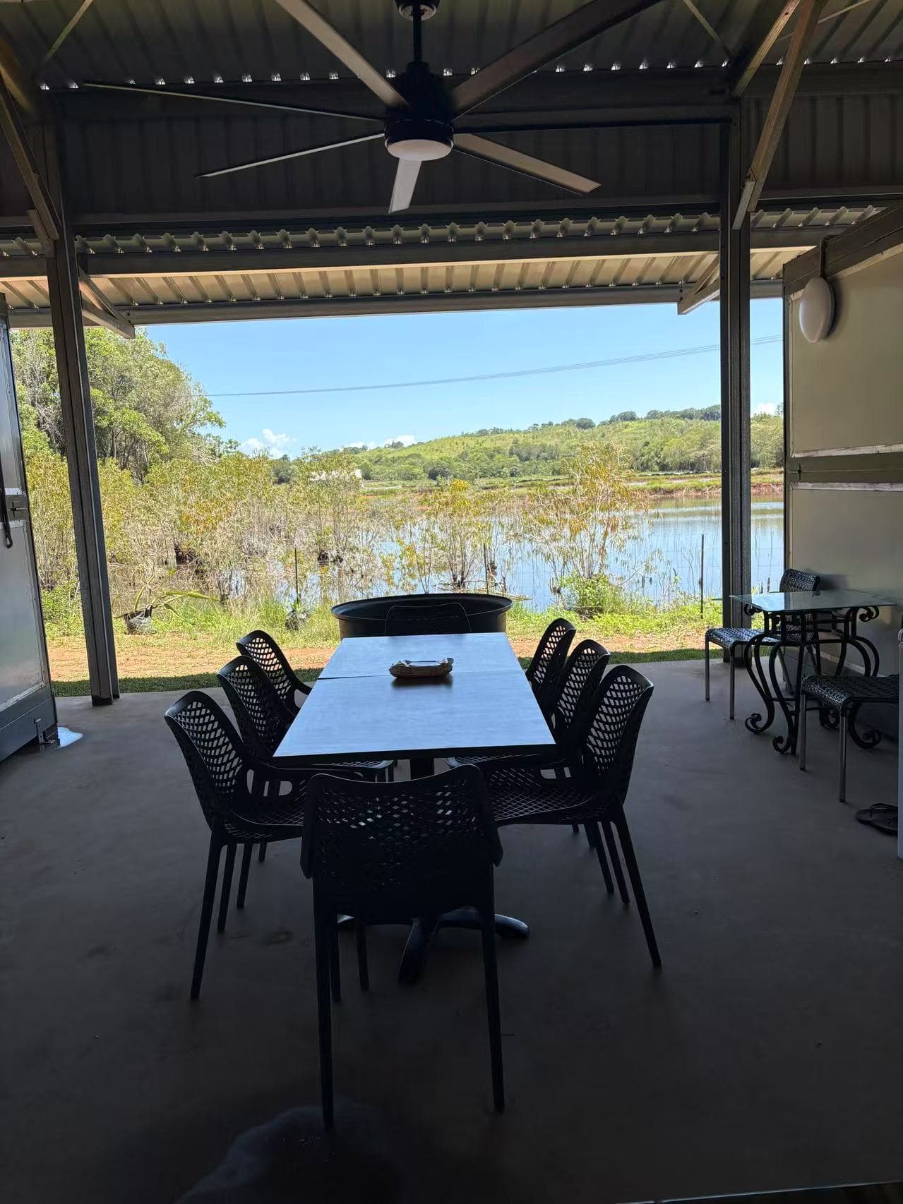 Communal dining area