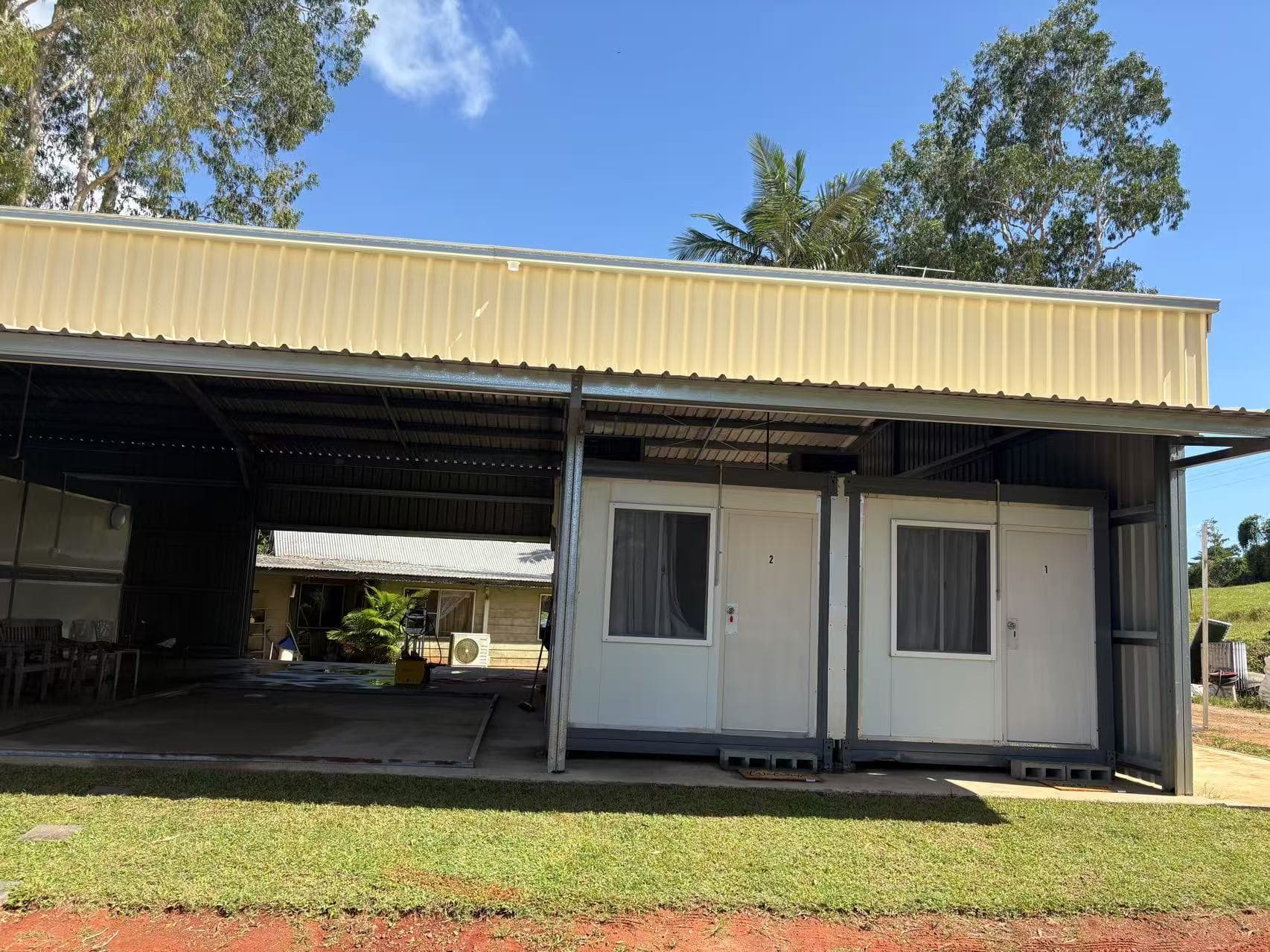 Property view from the lake