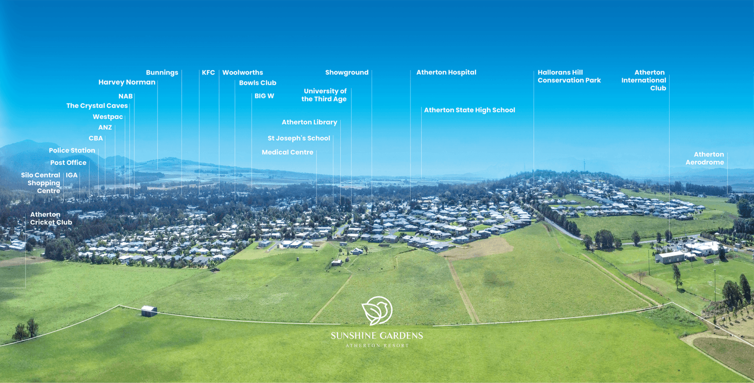Atherton Resort Aerial Map